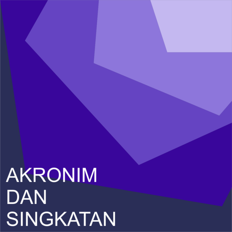 Penulisan singkatan dan akronim