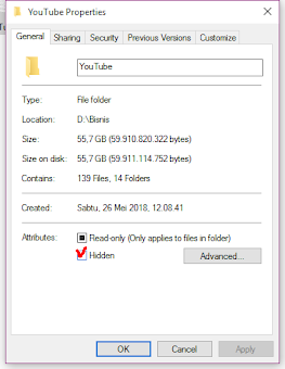 Cara Menyembunyikan File Dan Folder Pada Windows 10 - SemutAspal