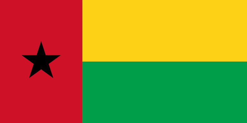 Bendera identitas negara Guinea-Bissau