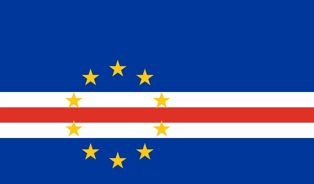 Bendera identitas negara Tanjung Verde