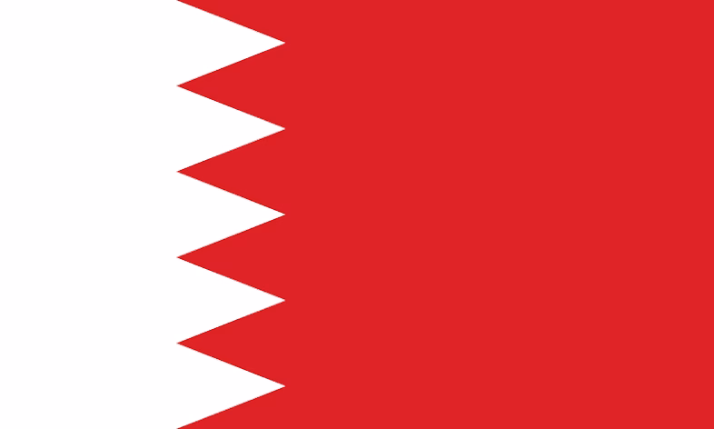 Bendera identitas negara Bahrain