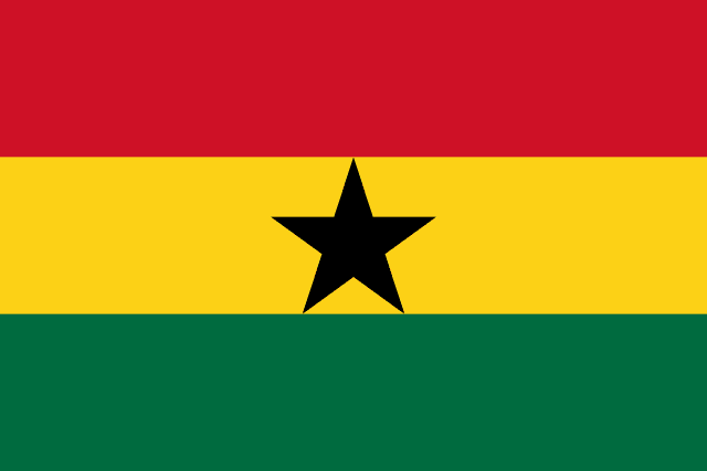 Bendera identitas negara Ghana