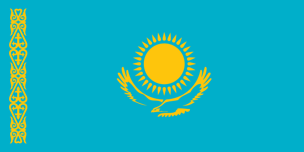 Bendera identitas negara Kazakhstan