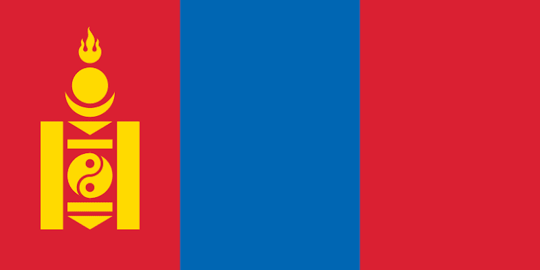 Bendera identitas negara Mongolia, biodata