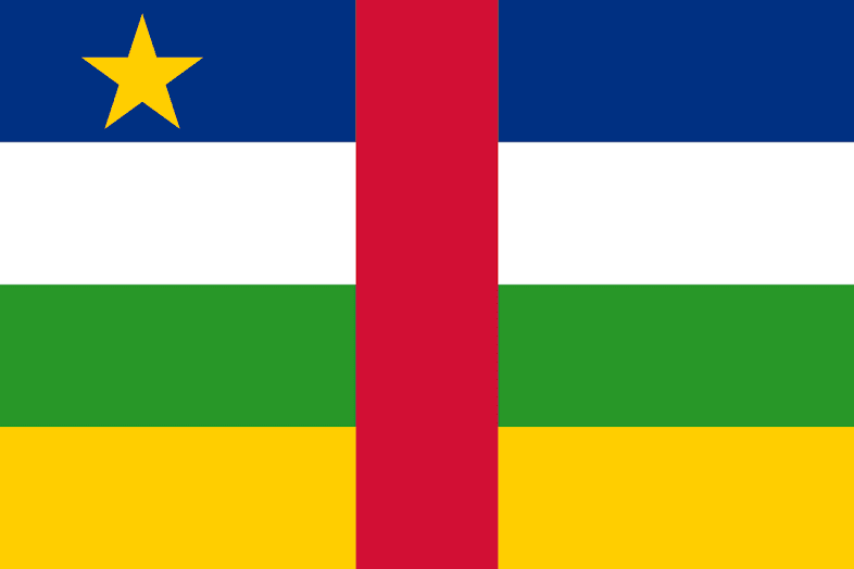Bendera identitas negara Afrika Tengah