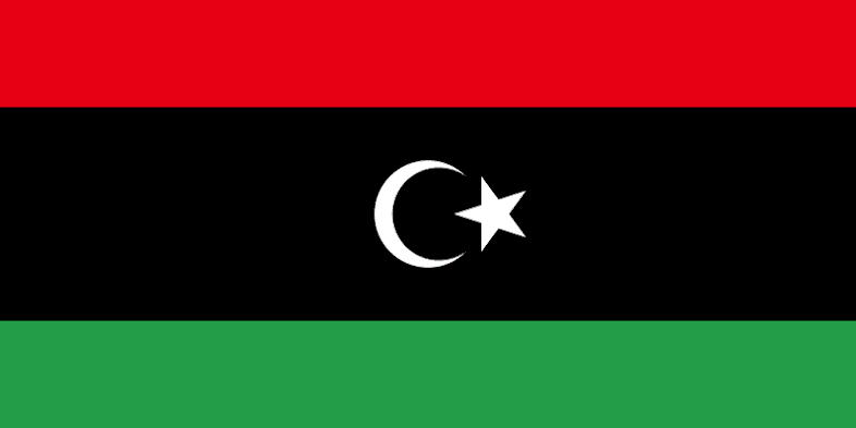 Bendera identitas negara Libya