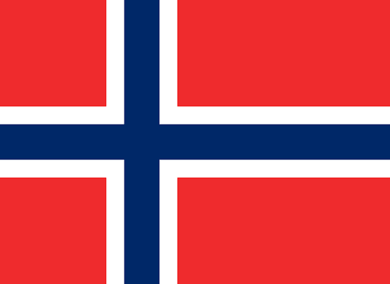 Bendera identitas negara Norwegia