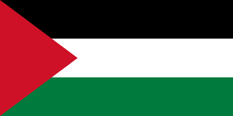 Gambar bendera identitas negara Palestina