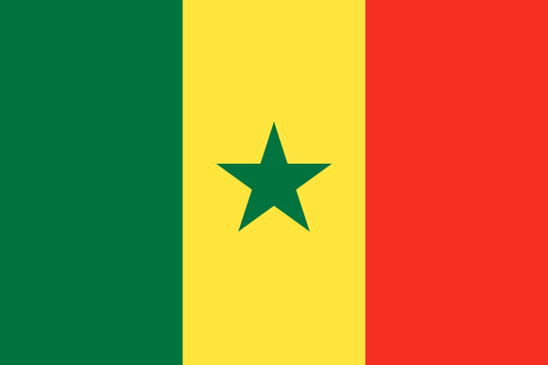 Bendera identitas negara Senegal