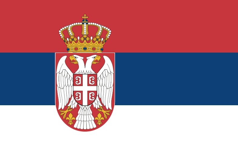 Bendera identitas negara Serbia