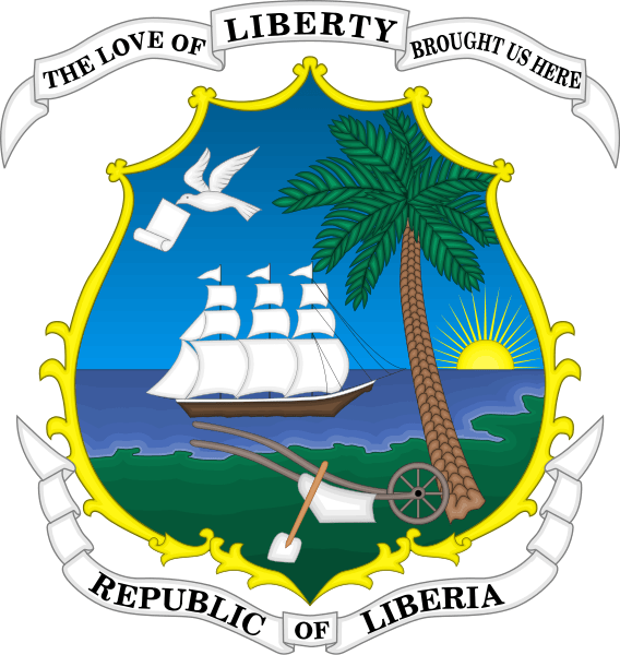 Gambar lambang negara Liberia