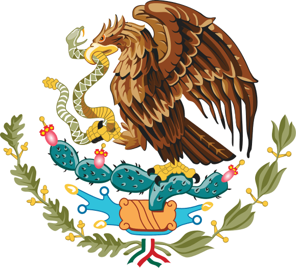 Gambar lambang negara Meksiko Mexico