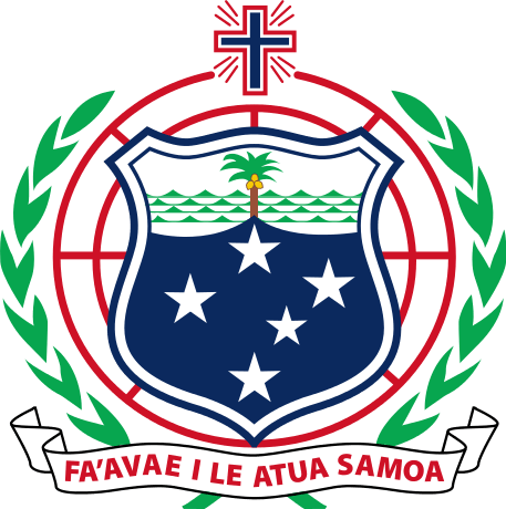 Gambar lambang negara Samoa