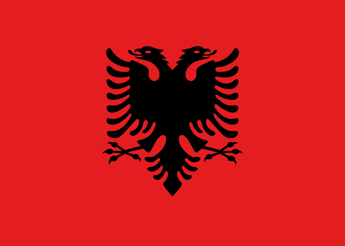 Bendera identitas negara Albania