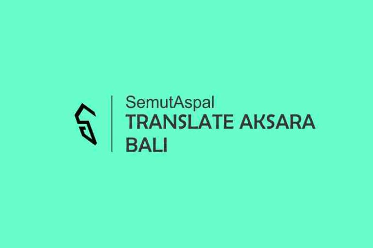 Translate aksara Bali
