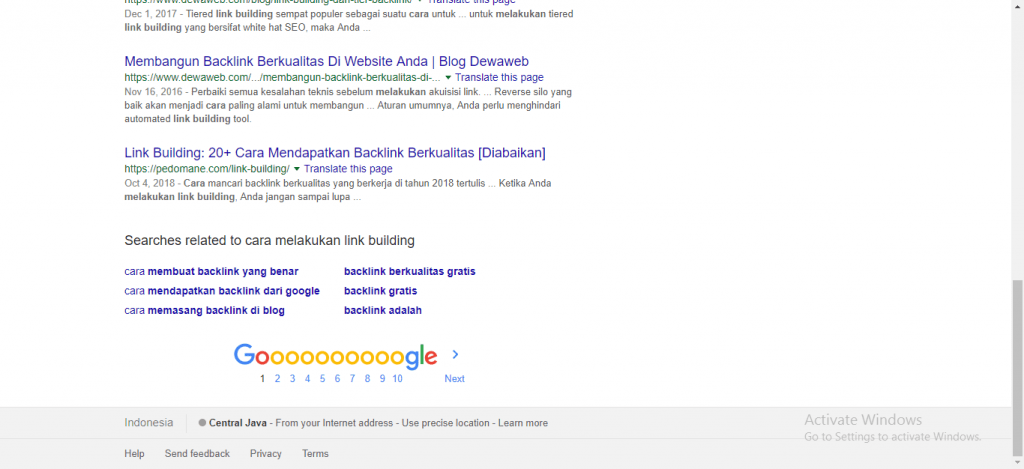 Cara agar blog muncul di Google paling atas backlink