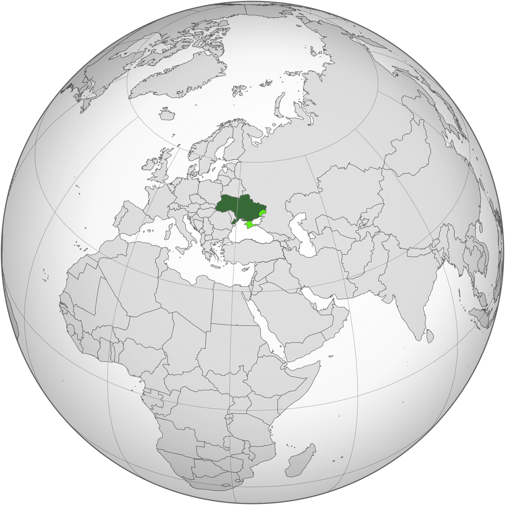 Letak negara Ukraina