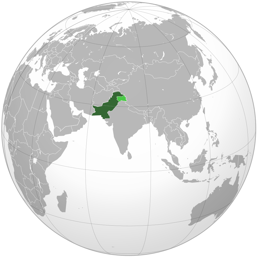 Letak Pakistan