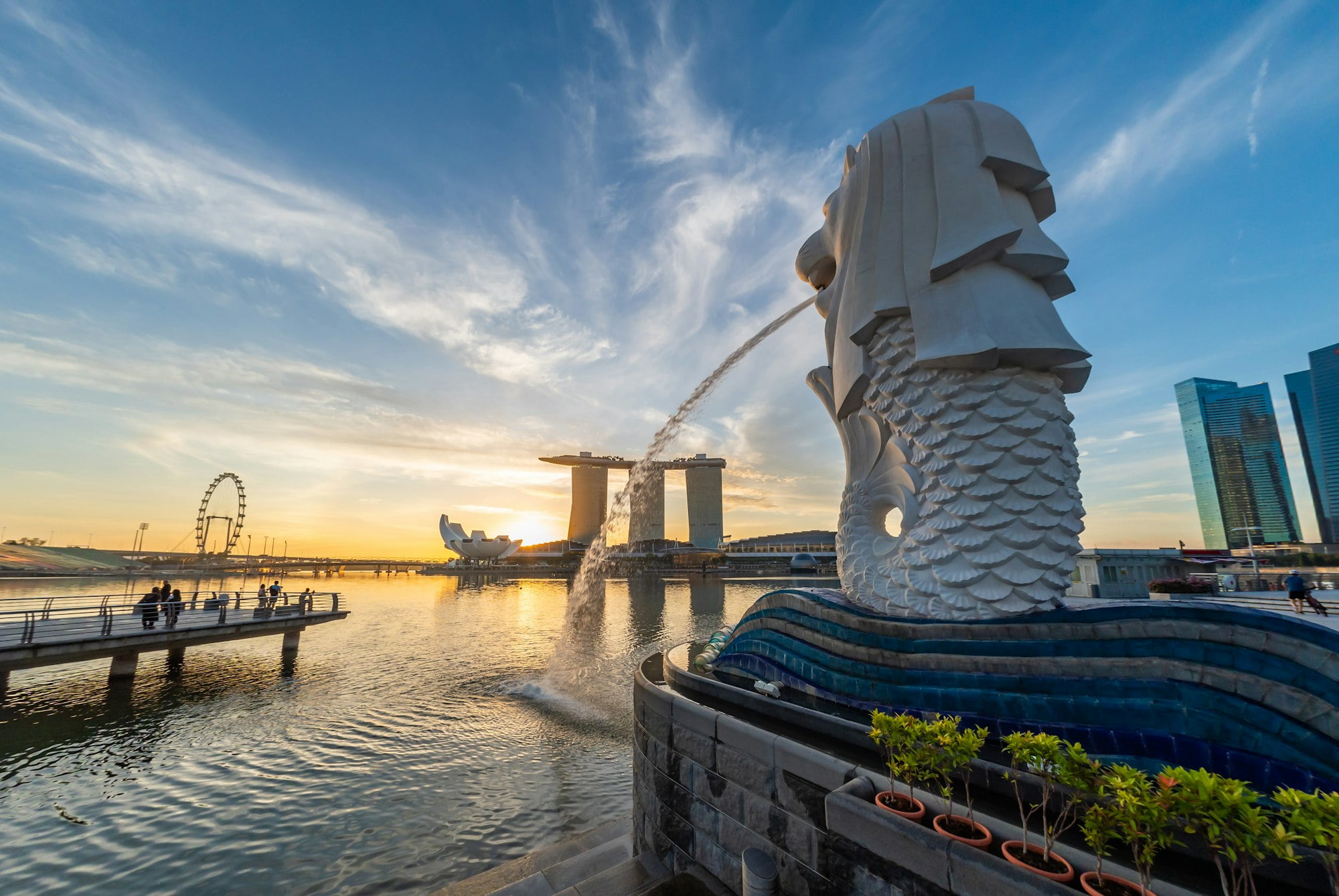 Merlion, identitas negara Singapura