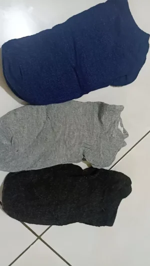 Kaos Kaki Pendek Polos PE Spandek Tebal Dewasa
