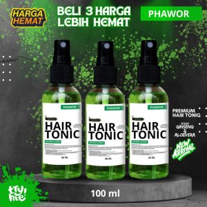 Hair Tonic 60ml Red Ginseng & Aloe Vera Phawor Hair Tonic 60ml Red Ginseng & Aloe Vera Phawor