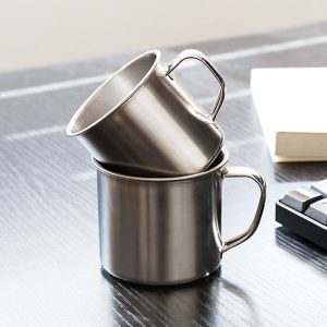 Mug Stainless Mini 6cm & 8cm Cangkir Stainless Tahan Lama Premium