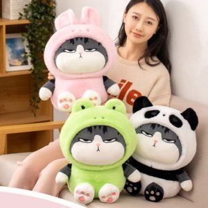 Boneka Kucing Furyu Terbaru Mainan Anak 30cm Plushie Bahan Halus Berstandar SNI